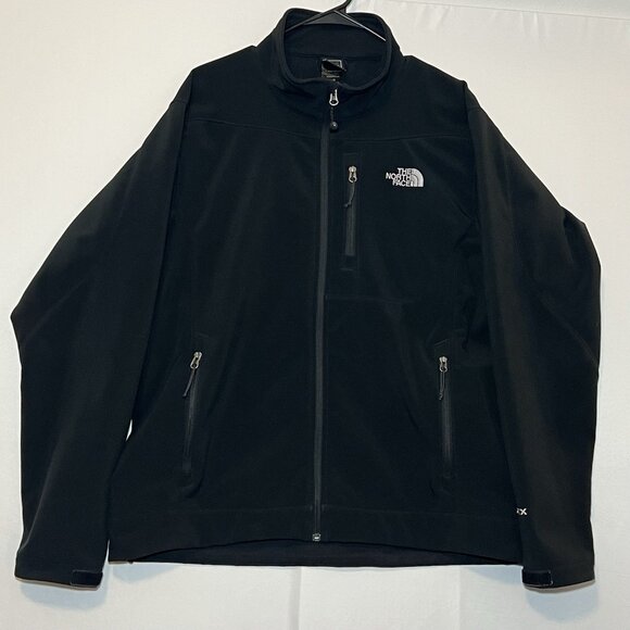 The North Face Other - The North Face Men’s Large Jacket Black Apex Softshell Wind Resistant Full Zipp